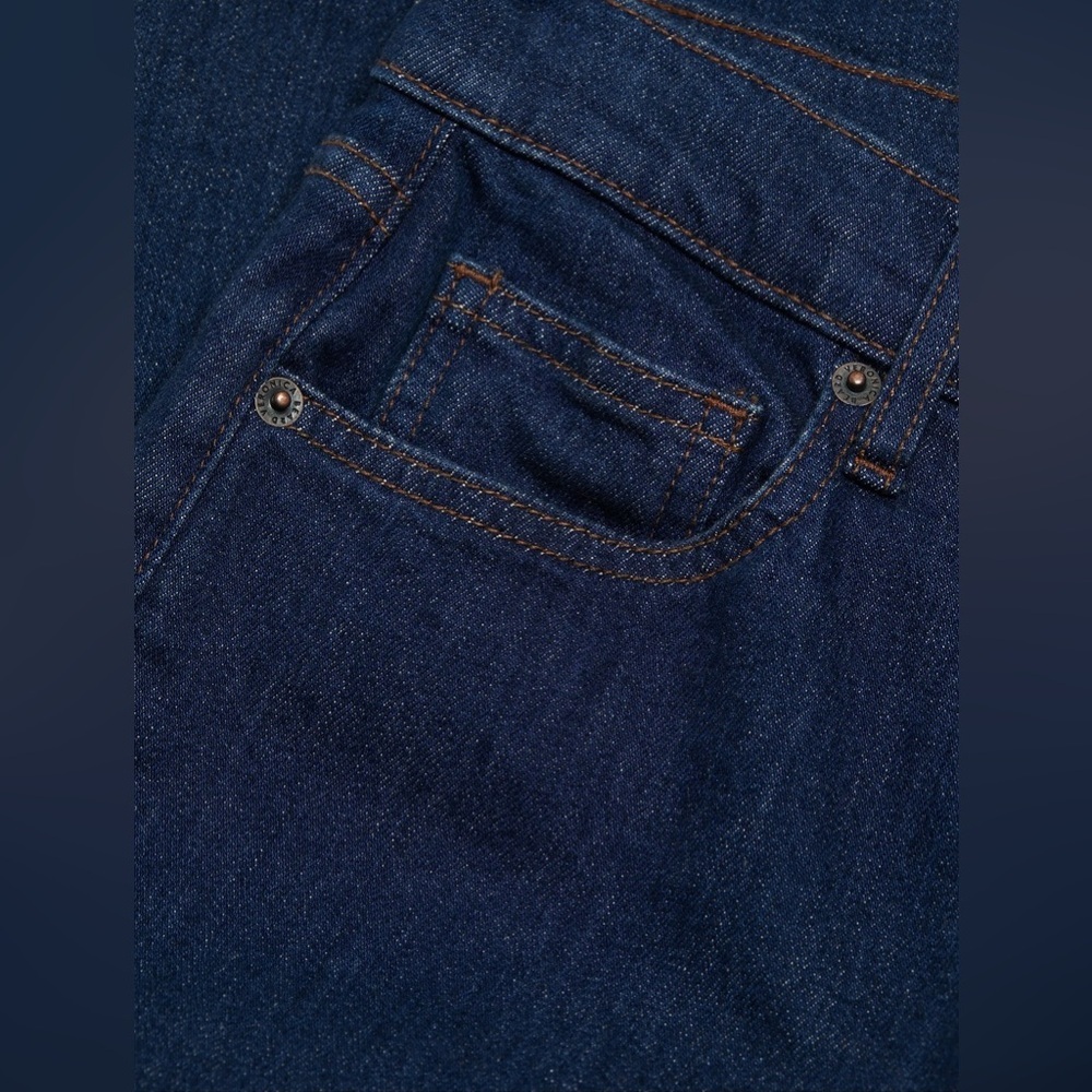 Veronica Beard Dark Denim Alenah Slim Straight High Rise Size 29 - Picture 7 of 10